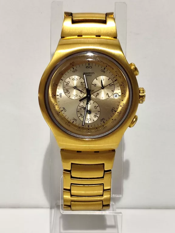 Swatch on sale sr936sw gold