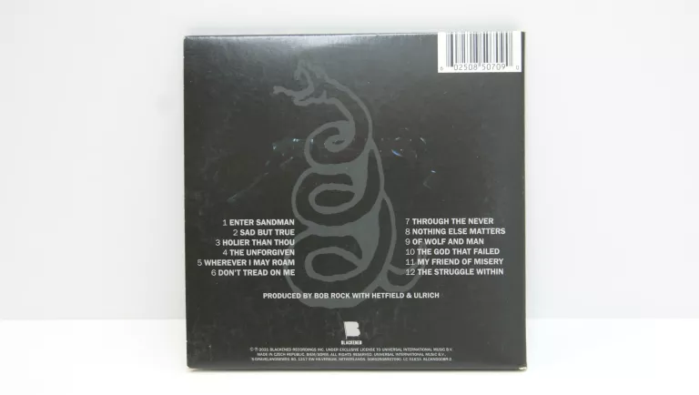 PŁYTA CD METALLICA BLACK ALBUM (DIGIPACK)