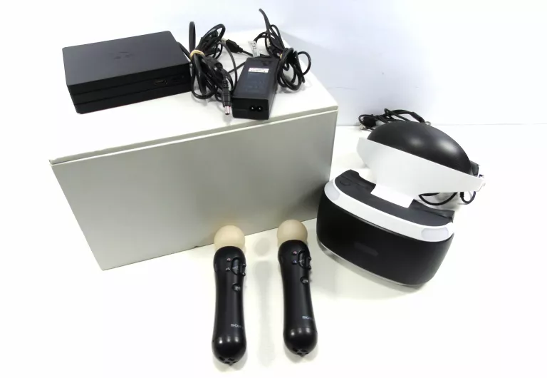 ŚWIETNY GOGLE VR SONY CUH-ZVR1  2X MOVE PUDEŁKO