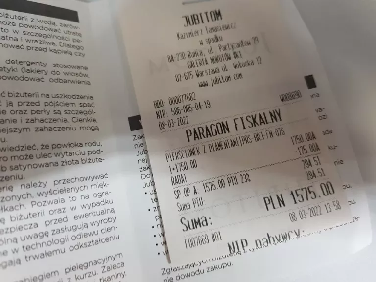 PIERŚCIONEK Z DIAMENTAM ROZ:12QI 1,62G