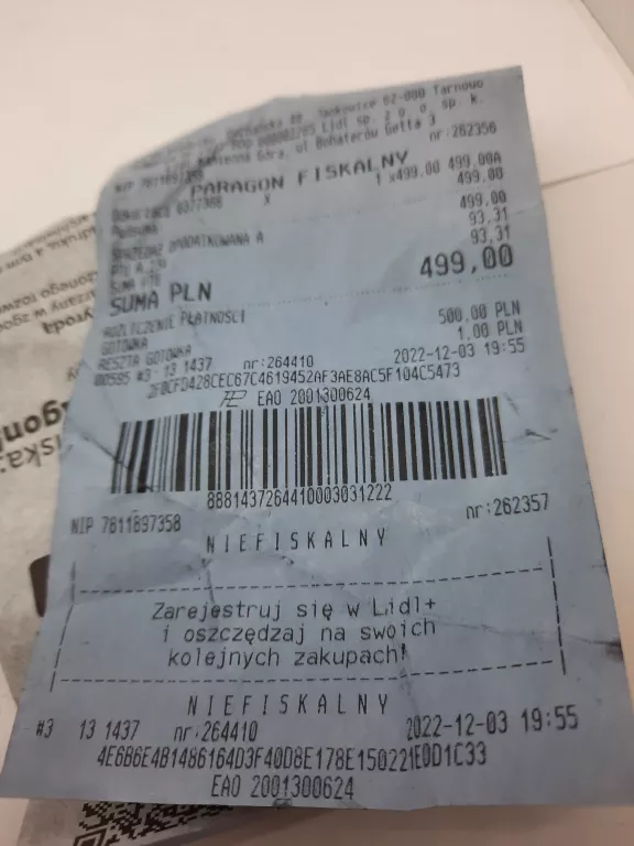 ODKURZACZ PARKSIDE PWS 20 C2,PARAGON, PUDELKO