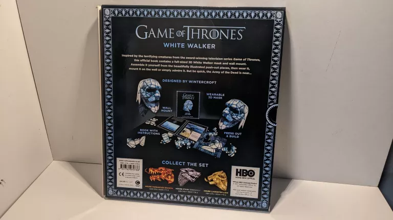 GRA O TRON GAME OF THRONES WHITE WALKER 3D MASK