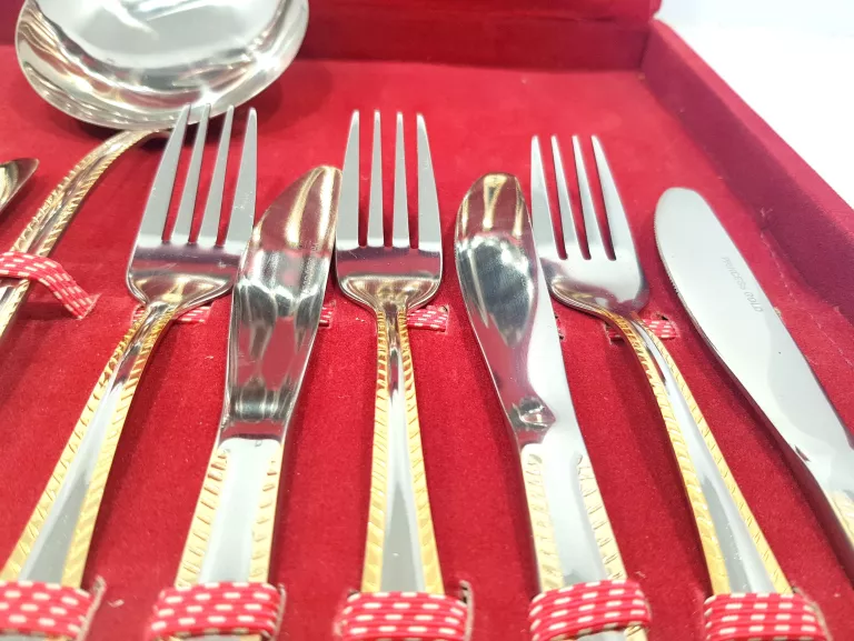 ZESTAW SZTUĆCÓW PRINCESS GOLD GERMANY