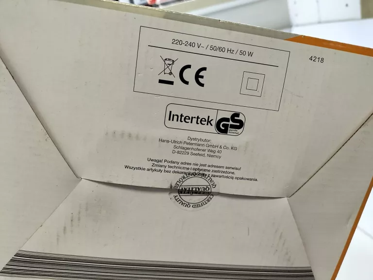 QUIGG MYJKA ULTRADŹWIĘKOWA 46KHZ DO BIŻUTERII