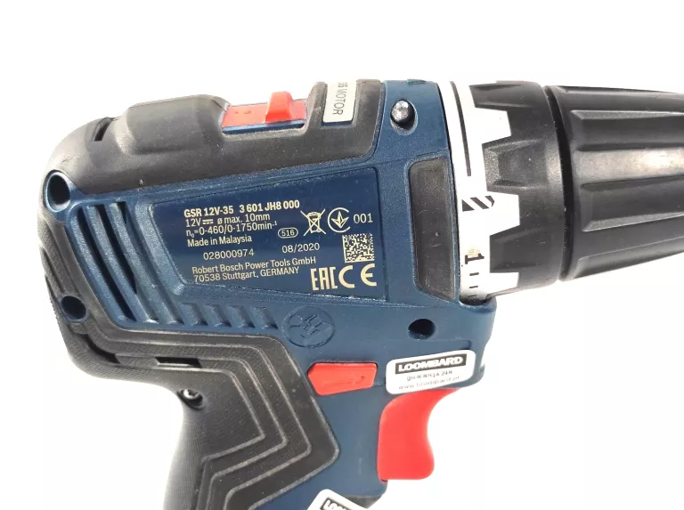 WKRĘTARKA GSR 12V-35 BOSCH 2X3,0AH BEZSZCZOTKOWA