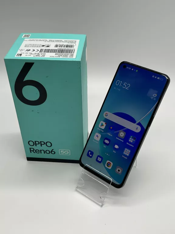 SMARTFON OPPO RENO 6 5G 8/128GB BEZ BRANDU STAN!