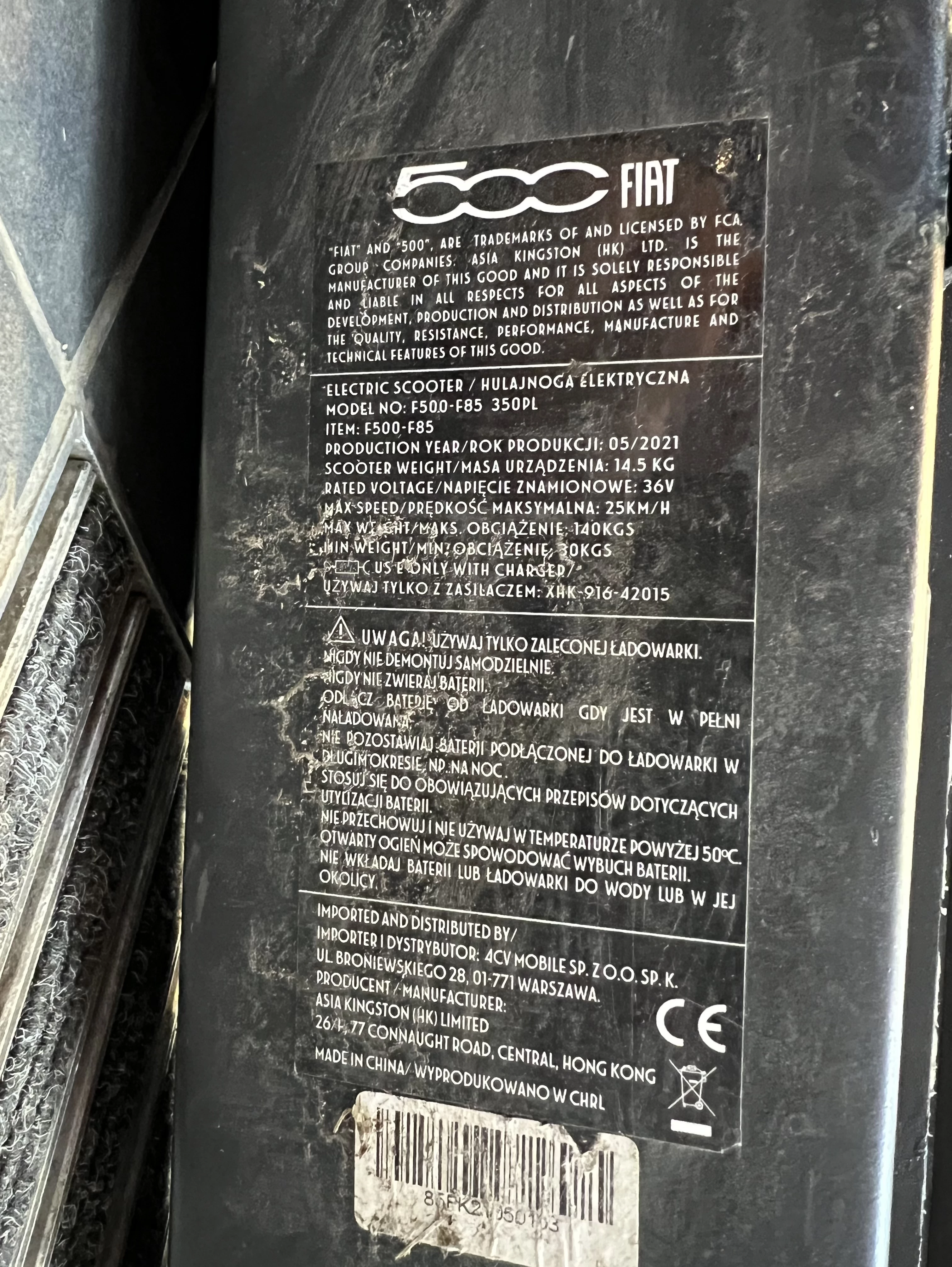 hulajnoga-elektryczna-fiat-f500-f85-moc-silnika-350