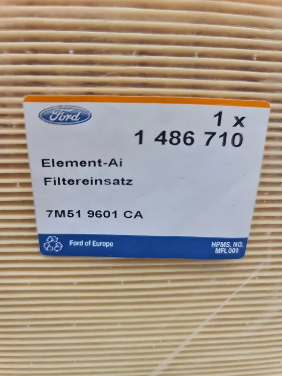 FILTR POWIETRZA FORD FOCUS C-MAX 03- OE 1486710