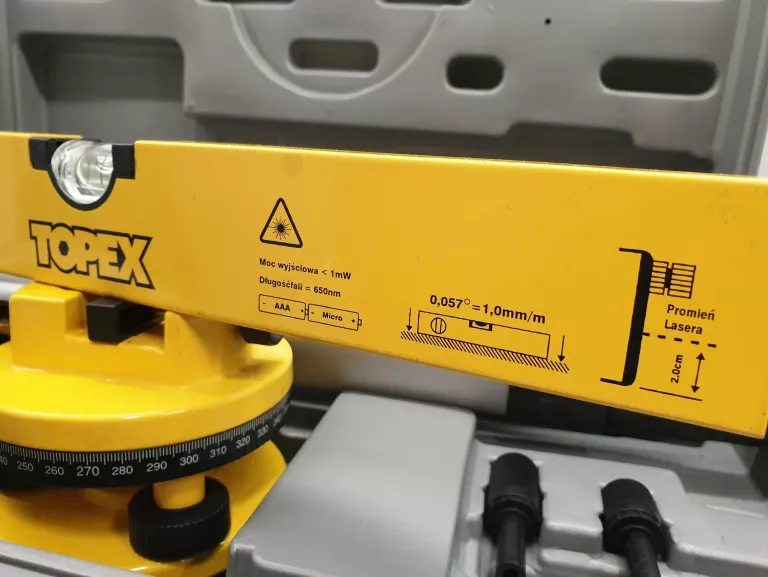 POZIOMICA LASEROWA TOPEX ZE STATYWEM