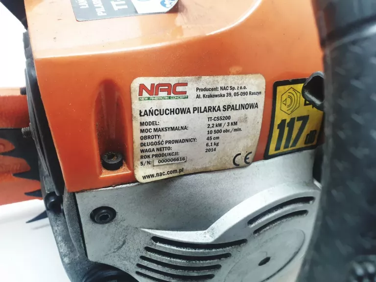 PIŁA SPALINOWA NAC TT-CS5200