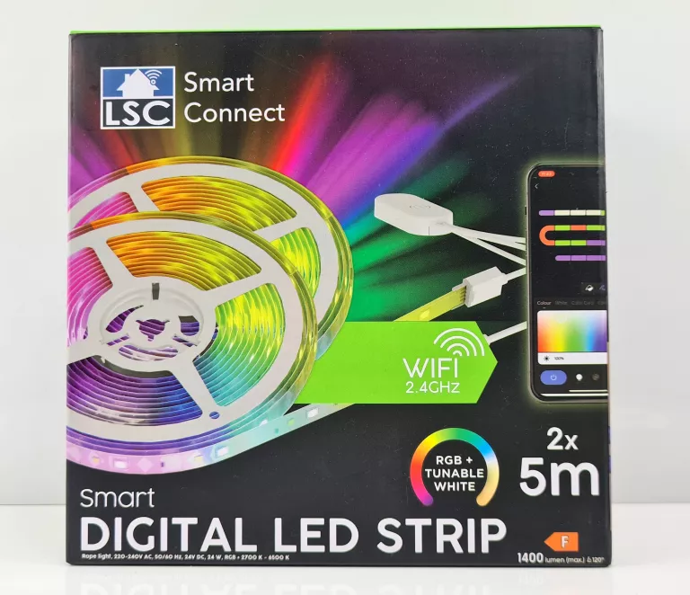SMART DIGITAL LED STRIP 2X5M LSC #NIEUŻYTKOWANY