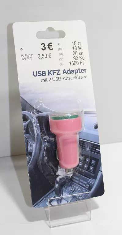 ADAPTER USB DO ZAPALNICZKI SAMOCHODOWEJ