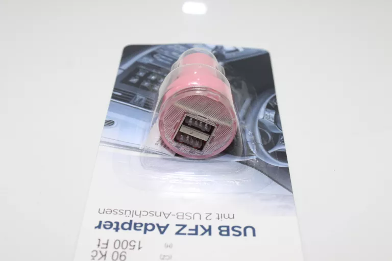 ADAPTER USB DO ZAPALNICZKI SAMOCHODOWEJ