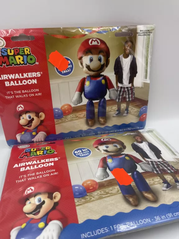 PALLONCINO FOIL AIRWALKER 60 152 CM SUPER MARIO -7A3231701