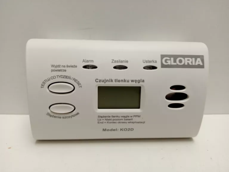CZUJNIK TLENEK WĘGLA CZADU TYP K02D GLORIA LCD