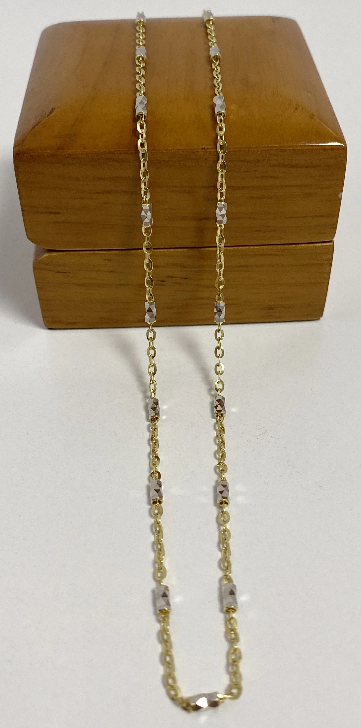 wyjatkowy-zloty-lancuszek-ct585-55-cm-ostrowiecka-6-radzyn-podlaski