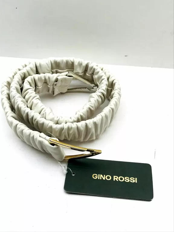 PASEK GINO ROSSI MAD-473 BEŻOWY