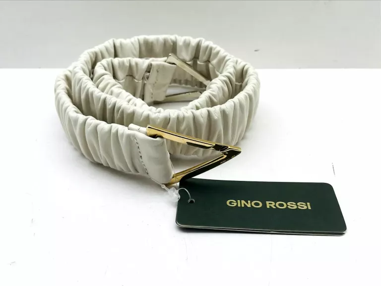 PASEK GINO ROSSI MAD-473 BEŻOWY