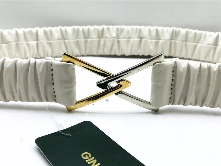 PASEK GINO ROSSI MAD-473 BEŻOWY