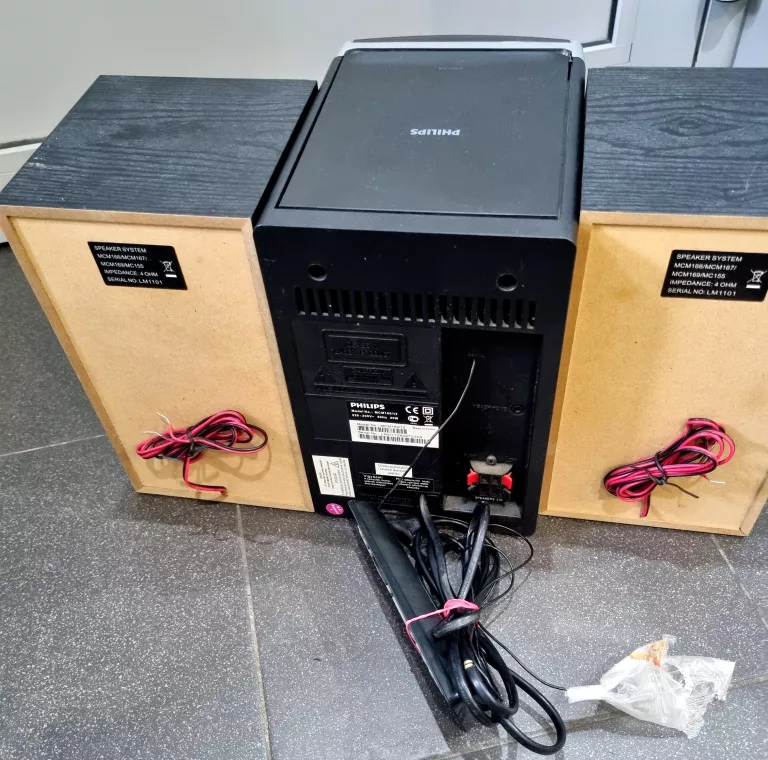 MINI WIEŻA PHILIPS MCM166 + PILOT