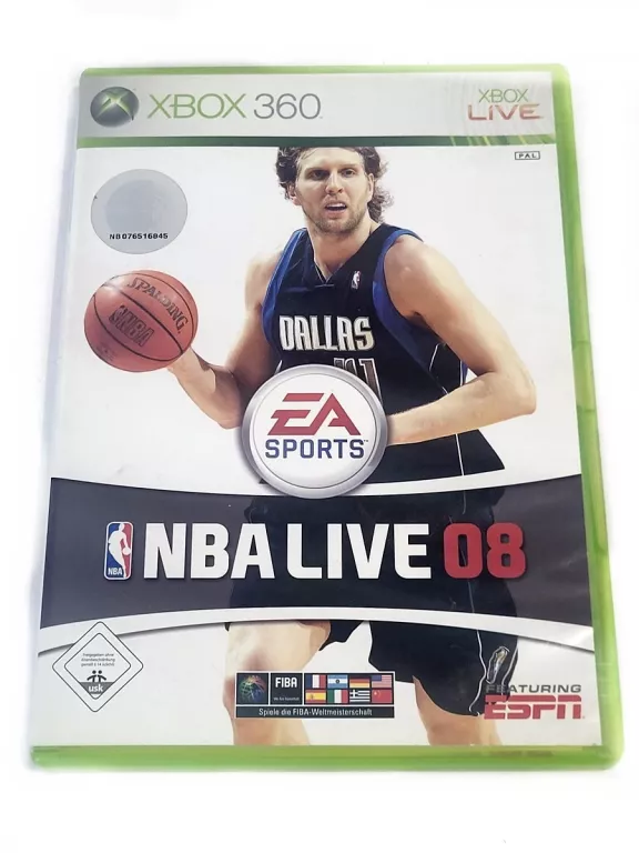 GRA XBOX 360 NBA LIVE 08