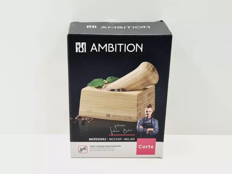 AMBITION MOŹDZIERZ BAMBUSOWY DO PRZYPRAW CORTE