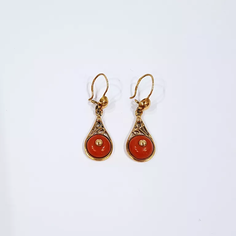 zlote-kolczyki-z-koralem-351g-583-kamien-koral