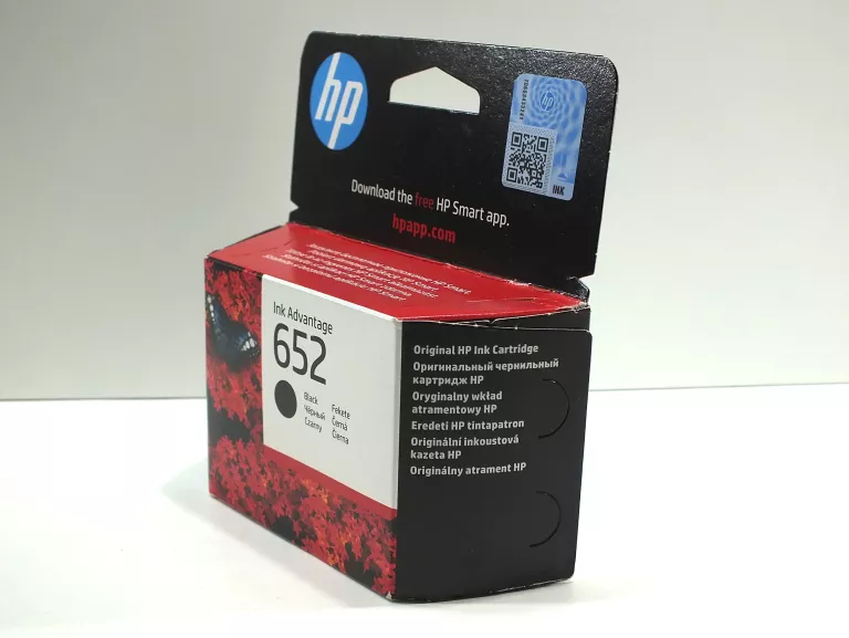 TUSZ HP 652 F6V25AE CZARNY