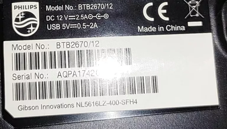 MINI WIEŻA PHILIPS BTB2670/12