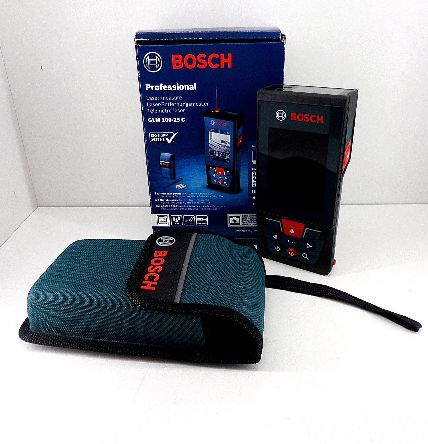 Télémètre laser GLM 100-25 C, 0601072Y00 - Bosch