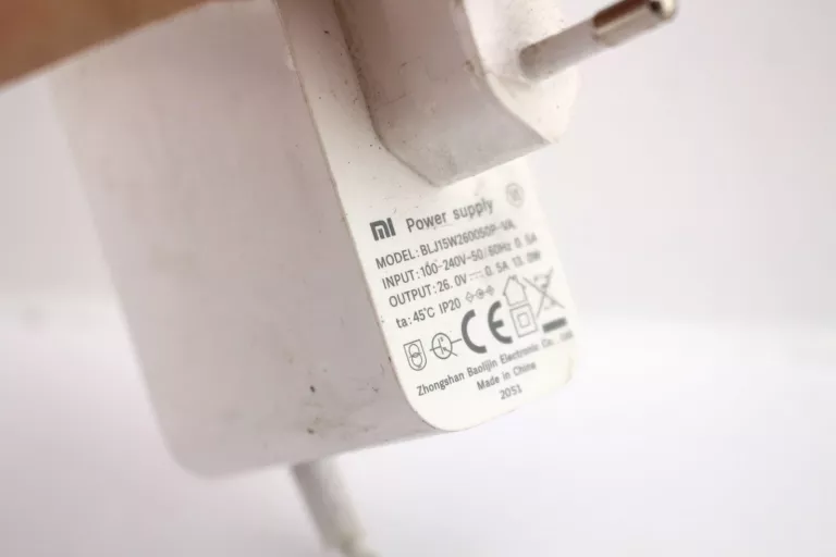 ŁADOWARKA BLJ15W260050P-VA DO ODKURZACZY XIAOMI