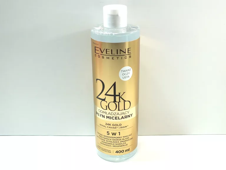 EVELINE, 24K GOLD PŁYN MICELARNY 5W1
