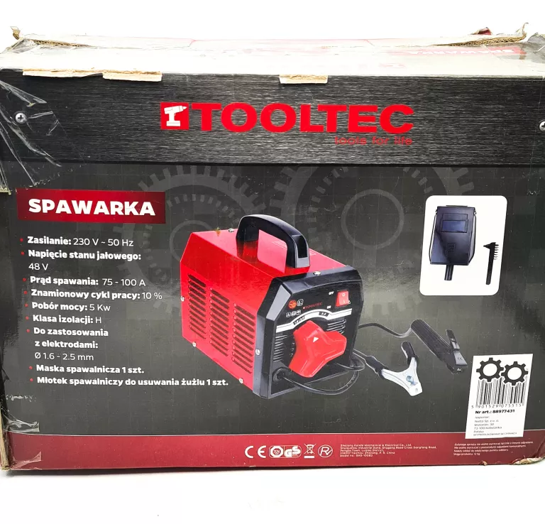 SPAWARKA TRANSFORMATOROWA TOOLTEC-100A 100A 48V