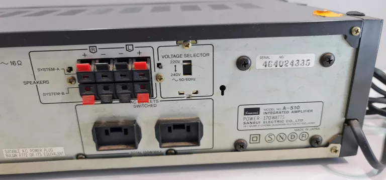WZMACNIACZ SANSUI A-510