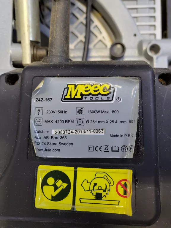 PILARKA TARCZOWA MEEC TOOLS 242-167 1800W