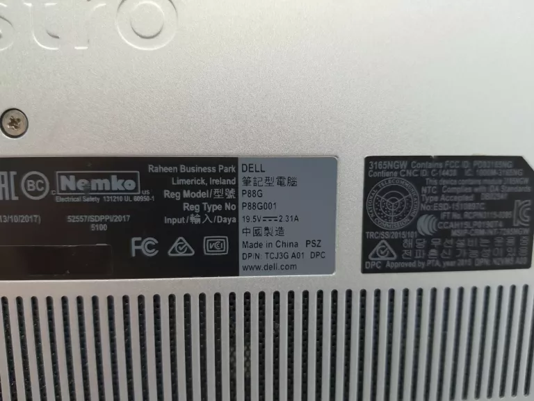 LAPTOP DELL VOSTRO P88G001 I5 16GB