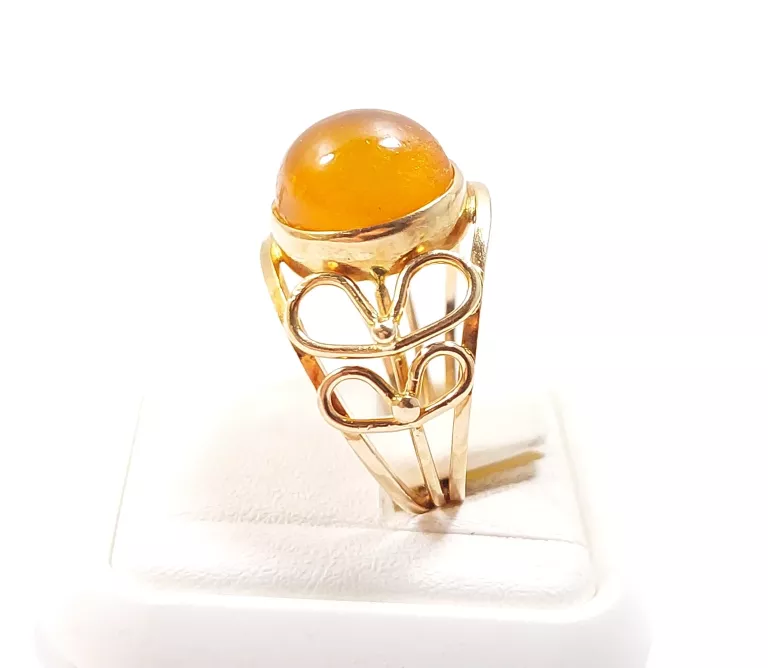 zloty-pierscionek-bursztynem-585-w611-r21-kamien-bursztyn