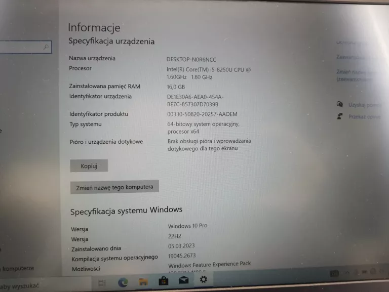 LAPTOP DELL VOSTRO P88G001 I5 16GB