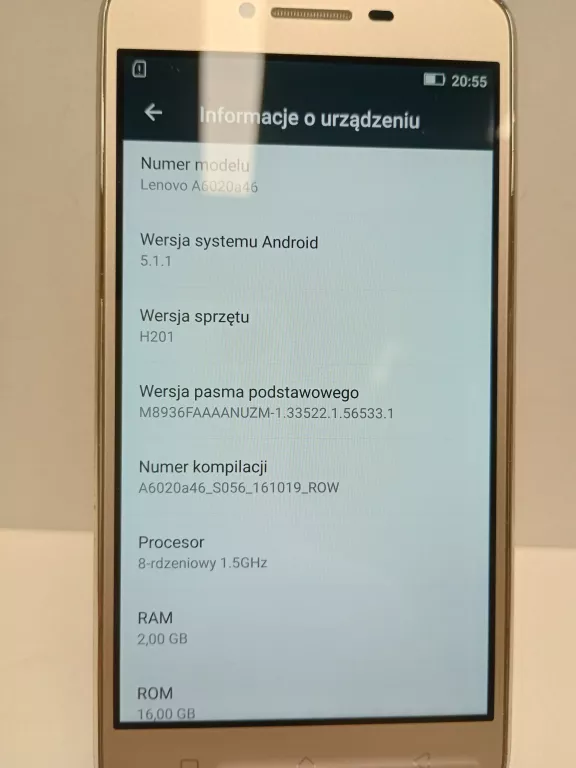 TELEFON TELEFON LENOVO K5 PLUS @@POLECAM@@