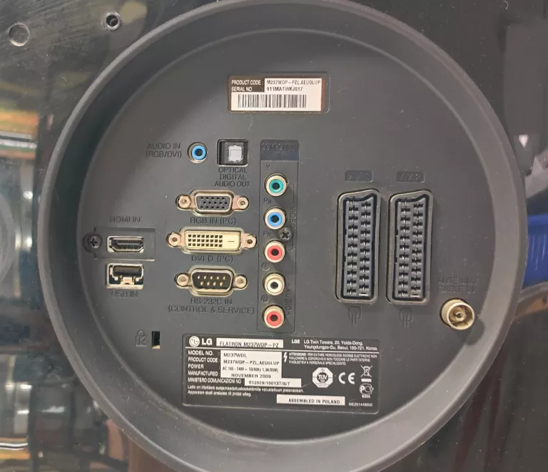 MONITOR TV LG FLATRON M237WDL OPIS