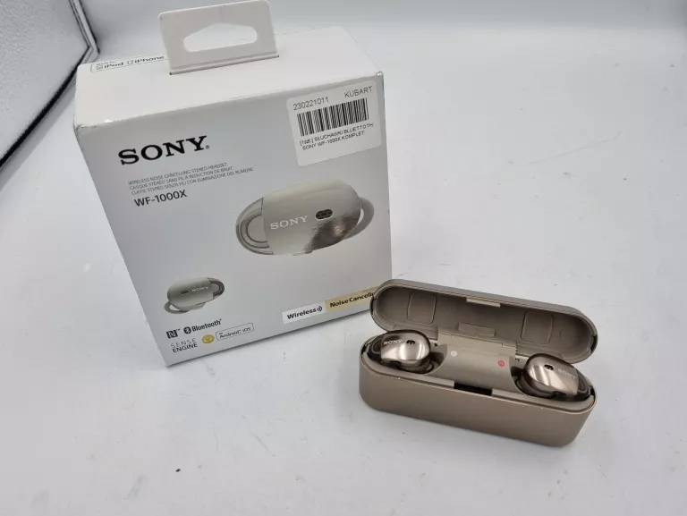 SŁUCHAWKI BEZPRZEWODOWE SONY WF-1000X KOMPLET