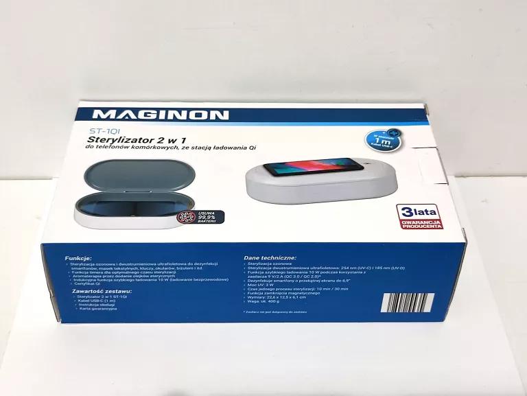 MAGINON ST-1QL STERYLIZATOR 2 W 1 DO TELEFONÓW