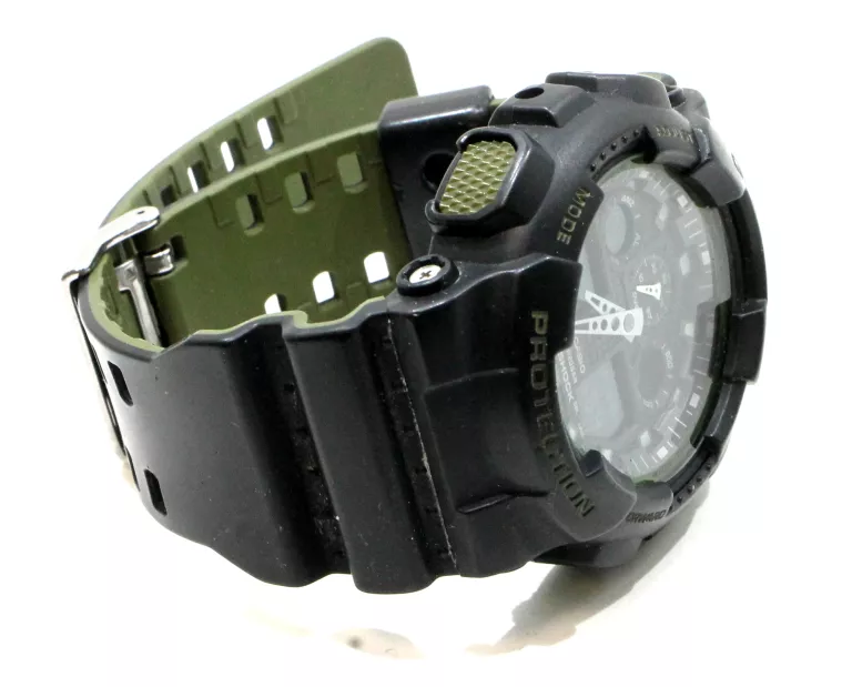 ZEGAREK CASIO GSHOCK GA100-L CZARNO ZIELONY