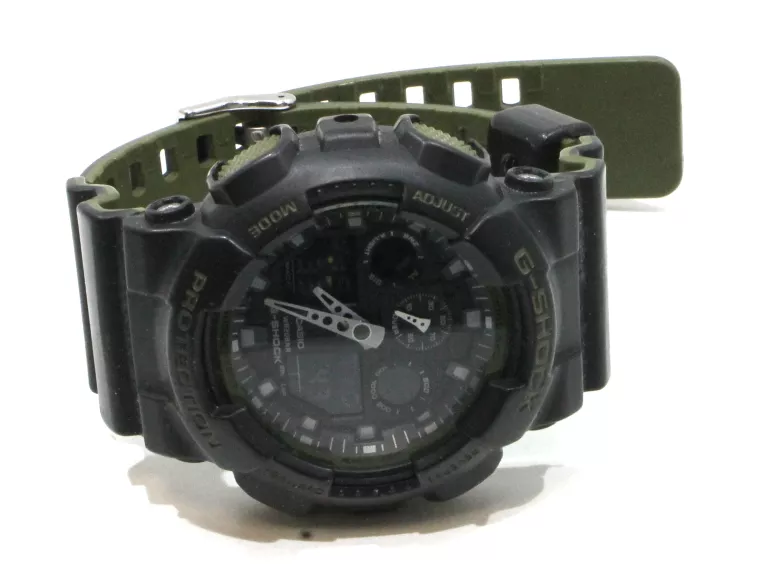 ZEGAREK CASIO GSHOCK GA100-L CZARNO ZIELONY
