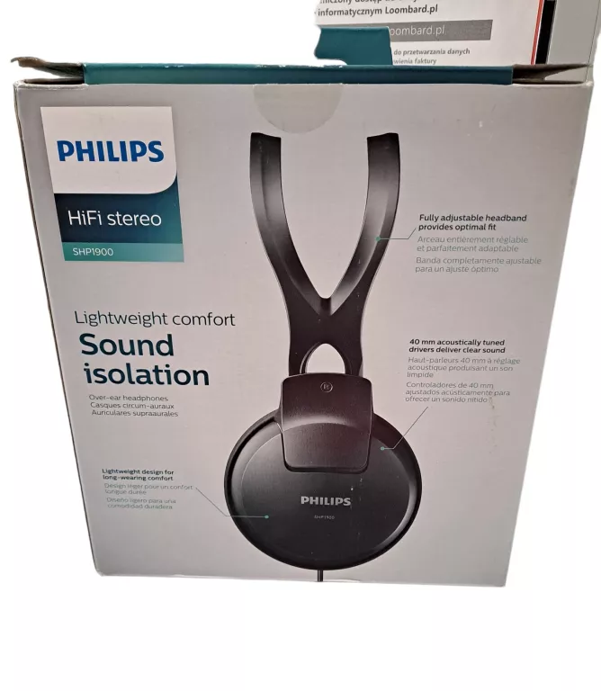 SŁUCHAWKI PHILIPS SHP1900 HIFI STEREO ! POLECAM !