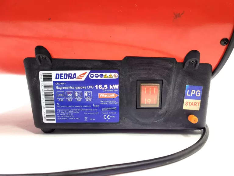 NAGRZEWNICA GAZOWA DEDRA DED9941 16,5 KW