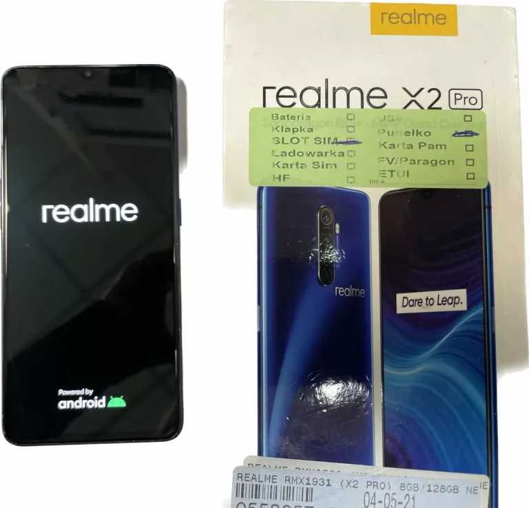 telefon-realme-x2-pro-pudelko-ean-gtin-6941399000209