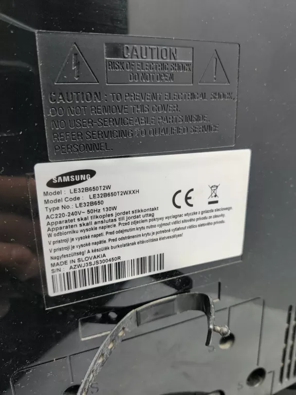 TELEWIZOR SAMSUNG LE32B650T2W + PILOT