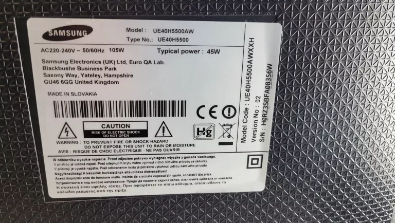 telewizor-samsung-ue40h5500-pilot-typ-telewizora-led