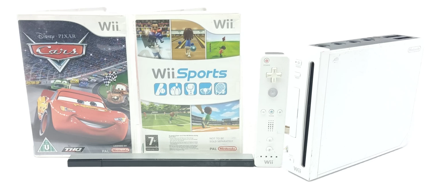 Videogame Nintendo Wii Branco Rvl001 +controle +cabos Cod069